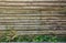 Log Cabin Or Barn Unpainted Debarked Wall Textured Horizontal Background