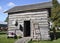 Log cabin at Dalton Steam Threshing Reunion