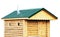 Log cabin, sauna exterior, rustic house or Finnish saunas - isol