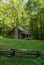 Log Cabin and Split Rail Fence