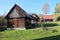 Log cabins in Nizna Boca village and municipality in Liptovsky Mikulas district, Slovakia