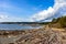 Log covered beach at Esquimalt Lagoon