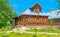 The log houses in Suzdal Intercession Monastery