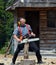 Log sawing at the Grouse Mountain Lumberjack demonstration