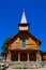 A log and stone church near Llao Llao Hotel. Bariloche