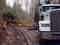 Log Truck with Skidder