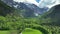 Logar Valley landscape during springtime