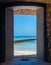 Loggerhead Lighthouse Framed in Fort Jefferson