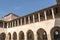 Loggia in main courtyard at Sforzesco Castle, Pandino