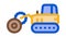 logging tractor Icon Animation