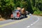 Logging trucks on Highway 101 on the northern Olympic Peninsula