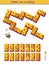 Logic puzzle game for children and adults. Which domino piece from set is missing on the picture? Kids brain teaser book. Play