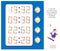 Logic puzzle game with matches. In each task need to move only 2 matchsticks so the time corresponds to clocks. Brain teaser book