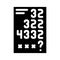 logical tasks glyph icon vector illustration black