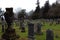 Logie Kirk is Church and cemetery east of Stirling