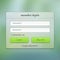 Login screen green online user web page