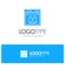 Login, Secure, Web, Layout, Password, Lock Blue Solid Logo with place for tagline