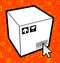 Logistic box icon