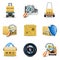 Logistic and distribution icons | Bella series