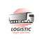 Logistic Logo Template. Vector