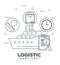 Logistic services with ship cargo