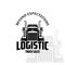 Logistic truck sales logo vector