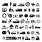 Logistics export icon set