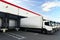 Logistics and goods storage - loading and unloading of goods for transport by truck