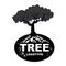 Logo of black tree