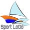 Logo . Boats on regatta for yachting sport design