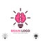 Logo brain. Symbol of creative ideas, mind, thinking.