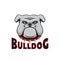 Logo bulldog head