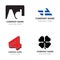 logo bundle coorporate awesome modern concept