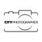 Logo for city photographer. Vector