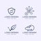 Logo collection Technology company with minimalist modern style