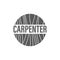 Logo design Concept about Carpenter - Fine Wood - Hand Made - Furnishing