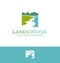 Logo design for land and water related business