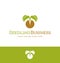 Logo design for plant nursery, organic farming, vegan