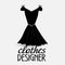 Logo for designer clothes