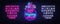 Logo electronic cigarette in neon style. Vape Shop Neon Sign, Sweet Vape Shop Concept, Emblem, Bright Night Signboard