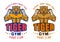 Logo for fighting club with angry tiger