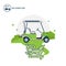 Logo Golf car logo Design Collection. Freeform. Normal people`s