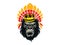 Logo Gorilla Head King Kong