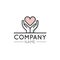 Logo Graphic Element for Nonprofit Organizations and Donation Centre