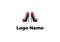 Logo High Heels, Foot Wear Fashion Modern Minimalist Beauty