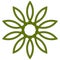 Logo leaf agriculture, farm technology luxury, icon organic food nature