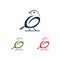 Logo Letter G Bird Sparrow Magpie Hummingbird Vector