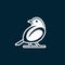 Logo Letter G Bird Sparrow Vector