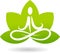 Logo of lotus meditation