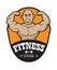 Logo man strong fitness